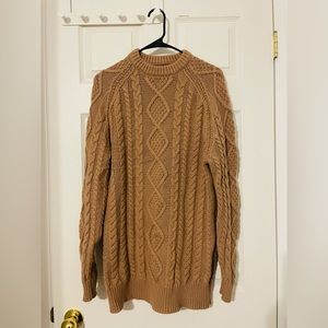 Aritzia Wilfred Melissa Sweater Relaxed cable-knit sweater